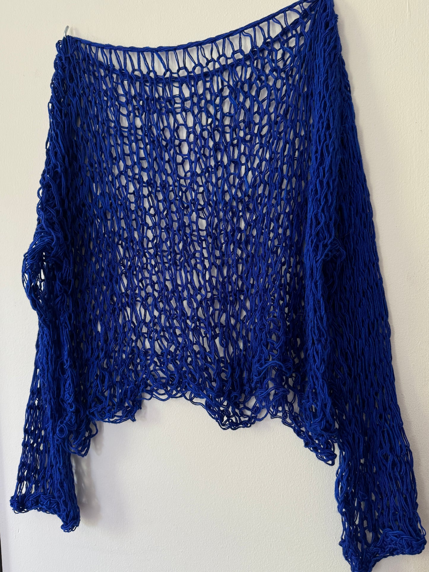 Open Knit in Ultramarine Blue