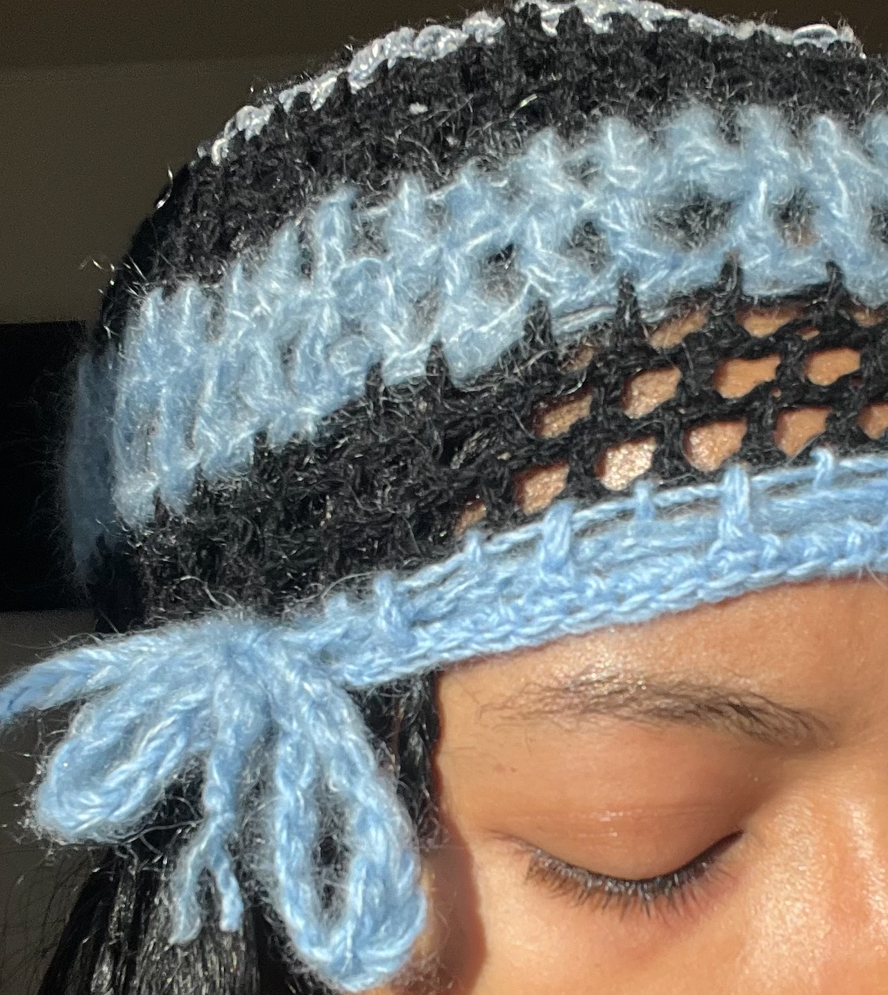 Baby Blues Crochet cap